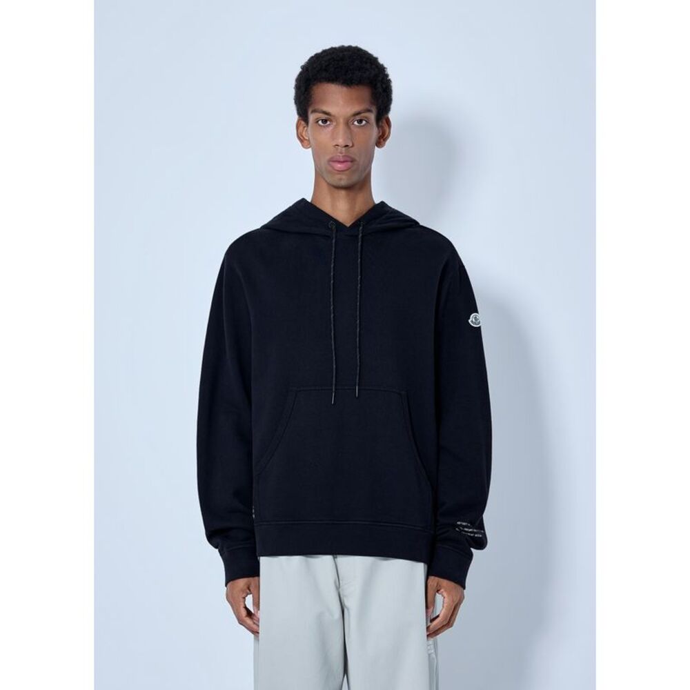Moncler X Frgmt Hiroshi Fujiwara Men Hooded Sweatshirt With Patch Detail